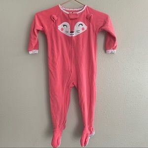 Carter’s Fox Footed Onesie - 24 months